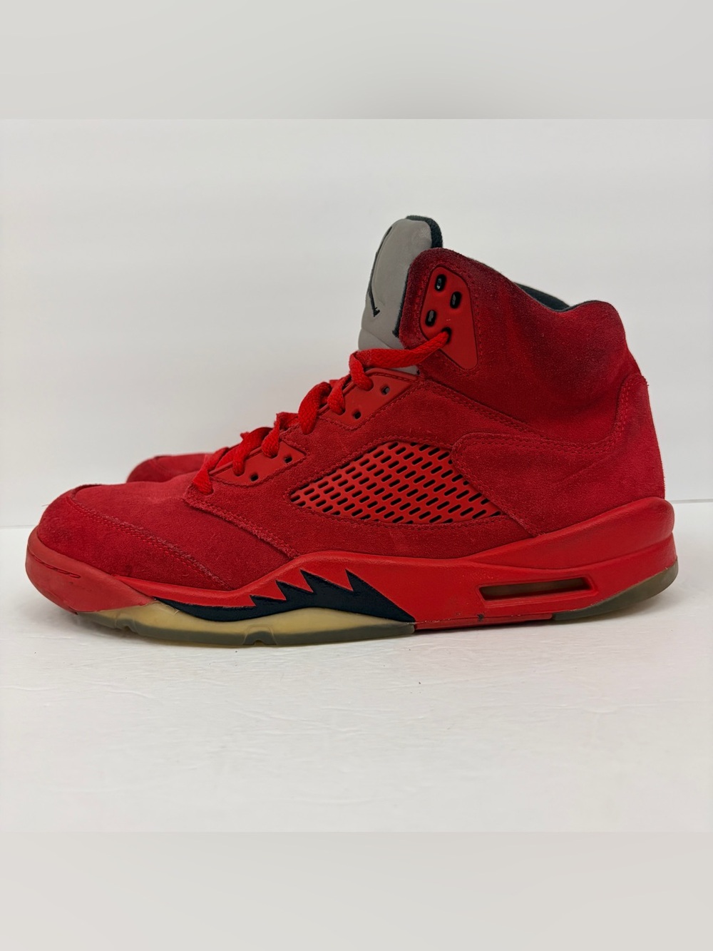 Jordan Retro 5 V Red Suede Mens 11